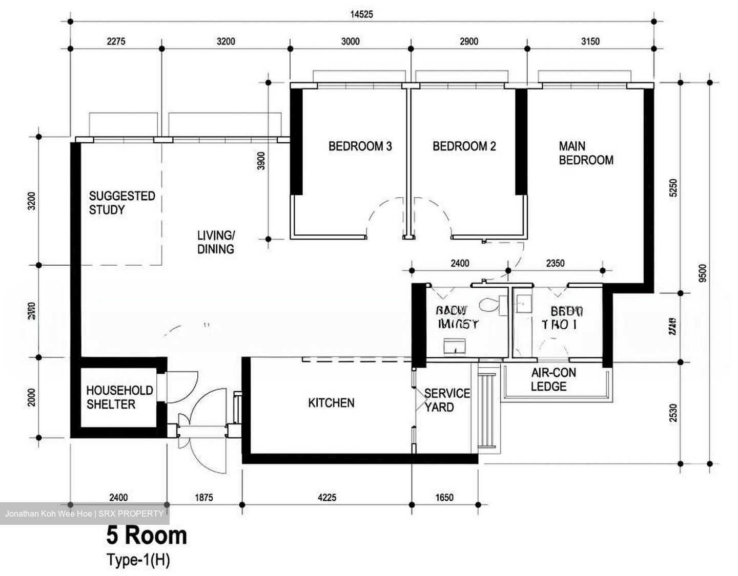 Blk 228A Ang Mo Kio Court (Ang Mo Kio), HDB 5 Rooms #510250201